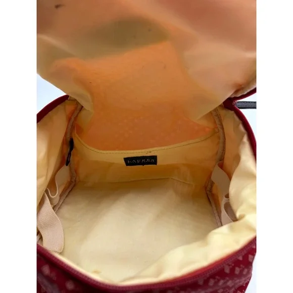 Vtg LAUREN by Ralph Lauren Toiletry Cosmetic Travel Bag 9.5" x 7" x 6.5" VGUC - Picture 9 of 13